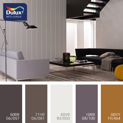 Цвет Dulux 50YR 83/003 (пастельный) в интерьере зала (фото)