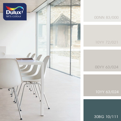 Цвет Dulux 00YY 63/024 (пастельный) в интерьере гостиной (фото)