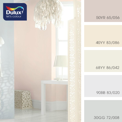 Цвет Dulux 68YY 86/042 (пастельный) в интерьере гостиной (фото)