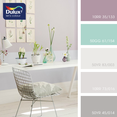 Цвет Dulux 10RR 73/016 (пастельный) в интерьере гостиной (фото)