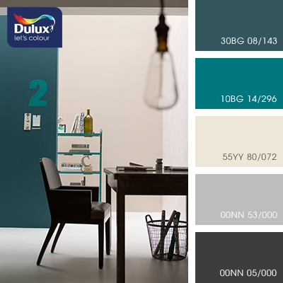 Цвет Dulux 00NN 53/000 (серый) в интерьере гостиной (фото)