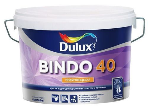  Dulux Bindo 40 BW, краска повышенной влагостойкости