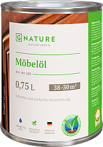 G Nature 225, масло для мебели, 0,375л (Möbelöl)