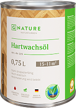 G Nature 255, масло для пола, 2,5л (Hartwachsöl)