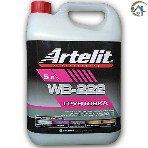 Artelit WB-222,  грунтовка под нанесение паркетного клея, 5 л.