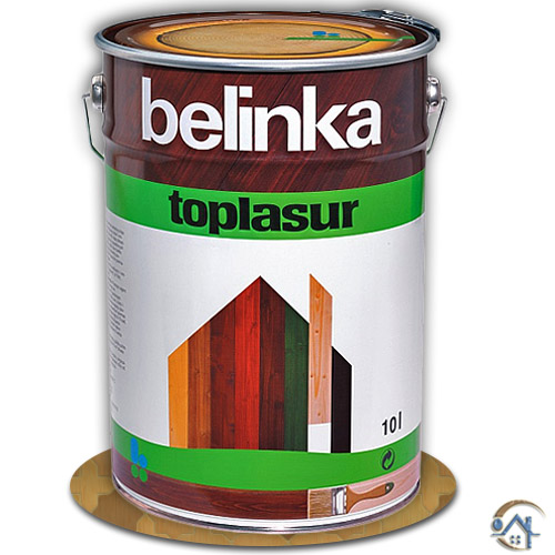Belinka Toplasur, 10л, декоративное лазурное покрытие для дерева