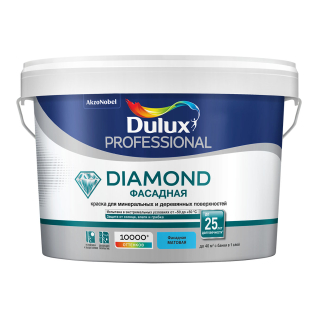 Dulux Diamond фасадная (Дулюкс) BW, краска фасадная гладкая на водной основе  2,5 л.