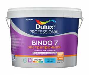 Dulux Prof Bindo 7 New 2018 BW, матовая краска для стен и потолков