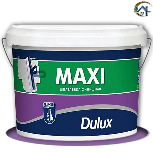 Шпатлевка Dulux Maxi полимерная финишная мелкозернистая, 2,5л.