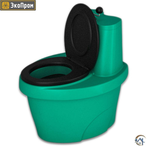 Торфяной туалет для дачи Rostok зеленый