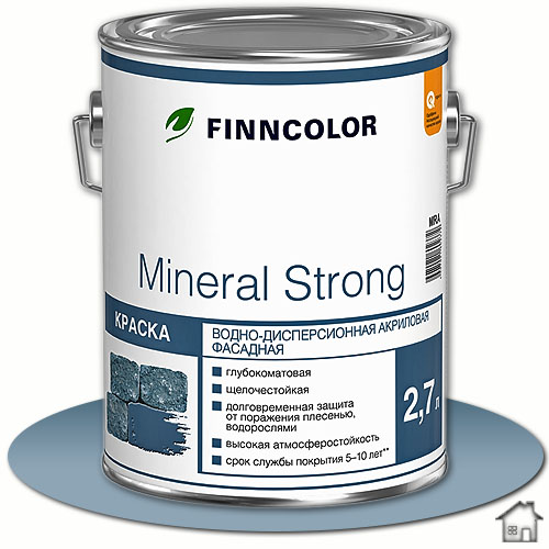 Finncolor Mineral Strong MRA, краска  для минеральных фасадов, 2,7 л.
