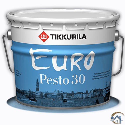 Краска Tikkurila Pesto 30 База А алкидная универсальная, 9 л.