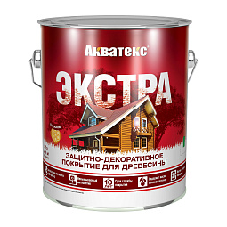 Акватекс Экстра 2,7 л, антисептик для древесины, Рогнеда