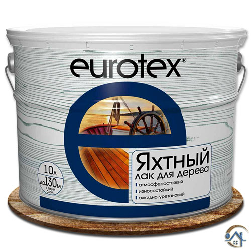 Рогнеда Eurotex, лак яхтный глянцевый, 10 л