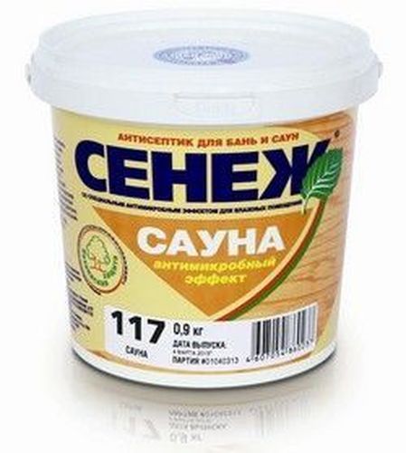 Сенеж Сауна, акриловый лак для бань и саун, 2,5 кг