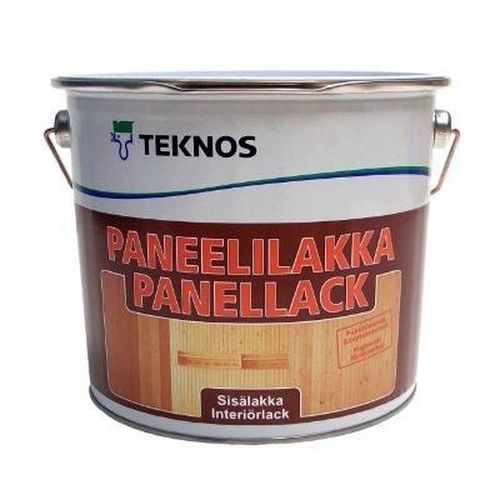 Teknos Paneelilakka, полуматовый лак для дерева, 9 л.