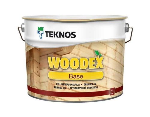 Teknos Woodex Base, грунтовочный антисептик для дерева, 9 л.