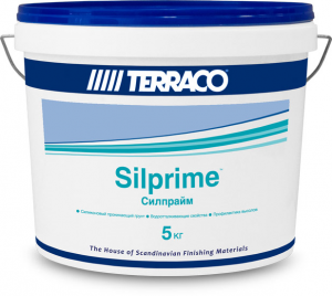 Terraco Silprime, грунтовка силиконовая проникающая, 5 кг.