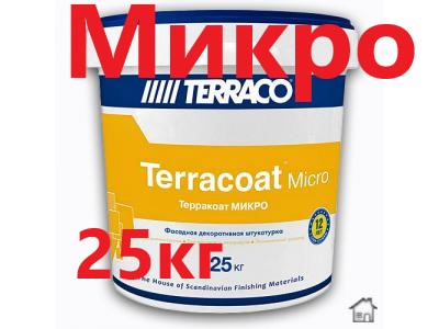 Терракоат Микро 25 кг декоративное покрытие, Terraco