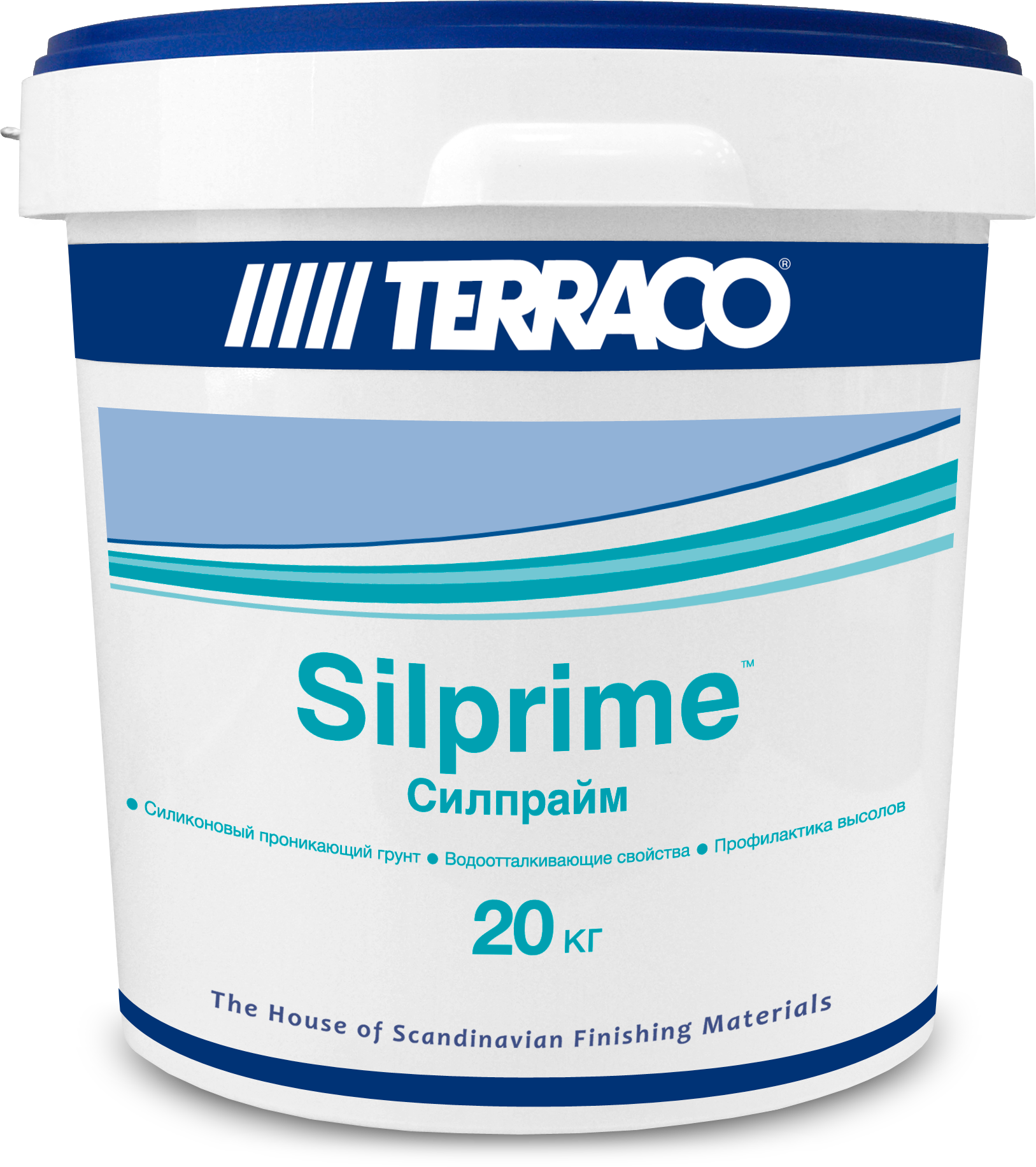 Terraco Silprime, грунтовка силиконовая проникающая, 20 кг.