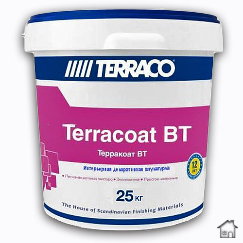 Terraco Терракоат BT, декоративное покрытие, 25 кг.