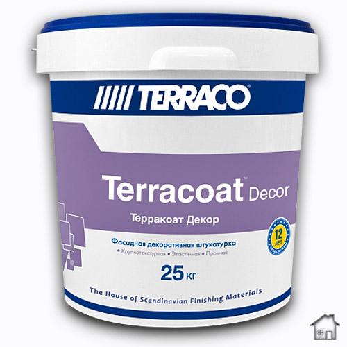 Terraco Терракоат Декор, декоративное покрытие, 25 кг.