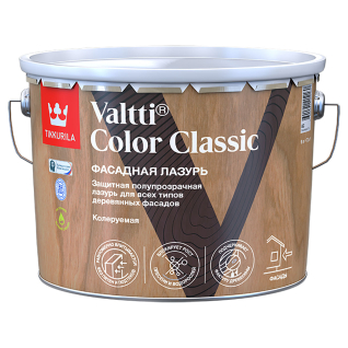 Tikkurila Valtti Color Classic лазурь фасадная на масляной основе колеруемая (9л)