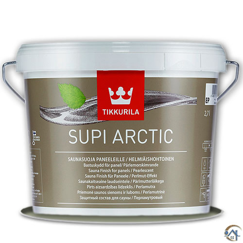 Tikkurila Supi Arctic, защитный состав для бани и сауны, 2,7 л.