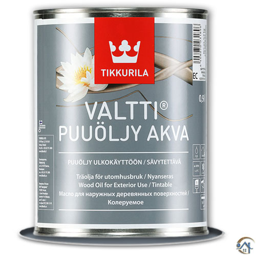 Tikkurila Valtti Akva, масло для дерева, 0,9 л.