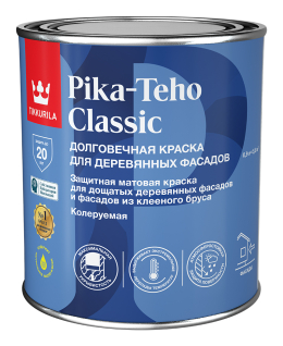 Tikkurila Pika Teho Classic, краска акрилатная для деревянных фасадов, А  0,9 л.
