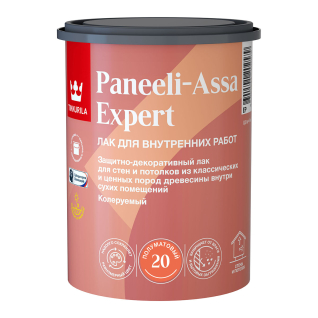 Tikkurila Paneeli Assa Expert EP лак для стен и потолков акриловый, полуматовый (0,9л)