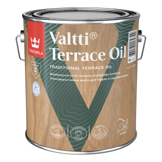 Tikkurila Valtti Terrace Oil EC, атмосферостойкое масло, 2,7 л.