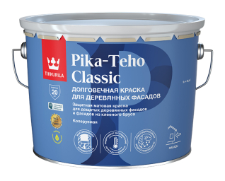 Tikkurila Pika Teho Classic, краска акрилатная для деревянных фасадов, А 9 л.