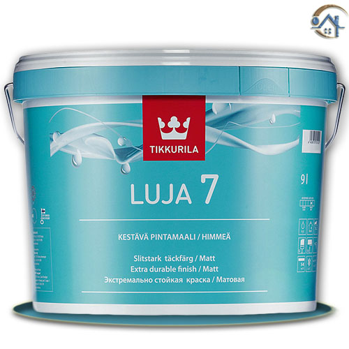Tikkurila Luja 7 База C, краска для стен и потолков, 9 л.
