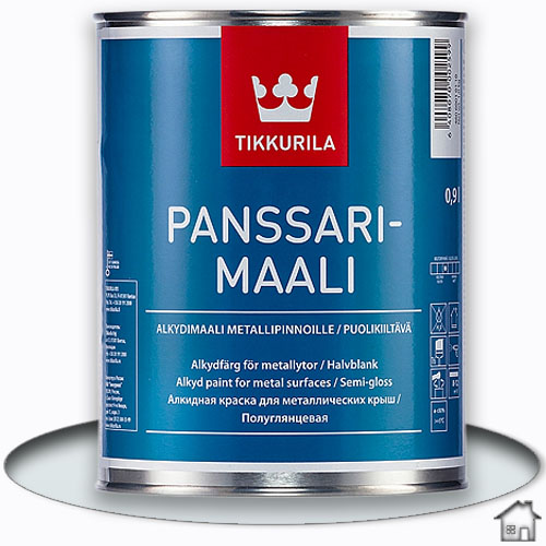 Tikkurila Panssarimaali База А, алкидная краска по металлу, 0,9 л.