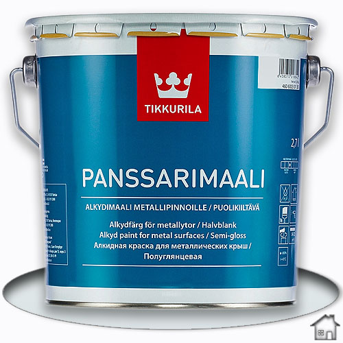 Tikkurila Panssarimaali База А, алкидная краска по металлу, 2,7 л.